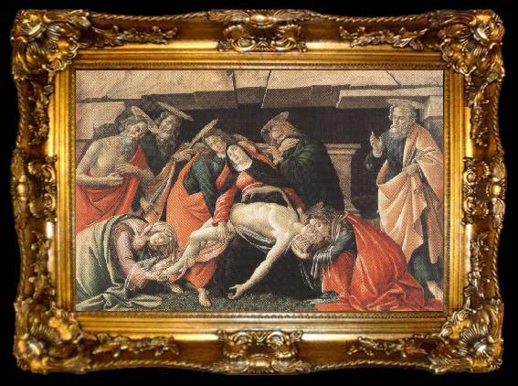 framed  Sandro Botticelli Lament fro Christ Dead,with st jerome,St Paul and St Peter (mk36), ta009-2